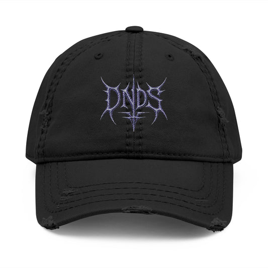 Distressed Cap- ‘DNDS’ Embroidered Design