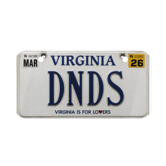DNDS BIKE PLATE