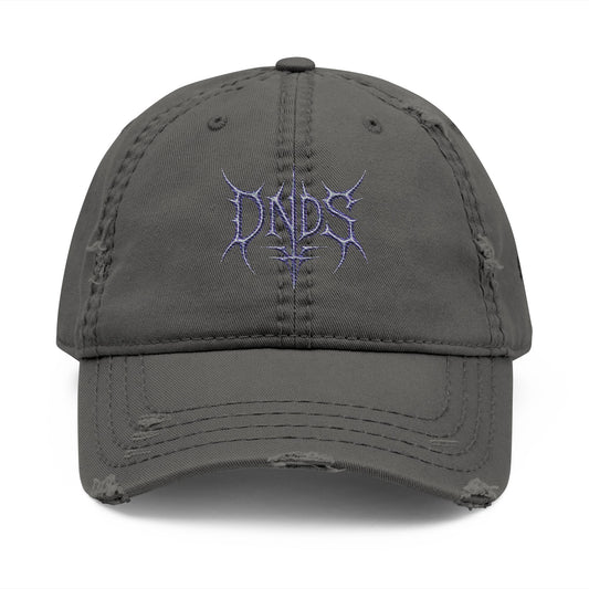 Distressed Cap- ‘DNDS’ Embroidered Design